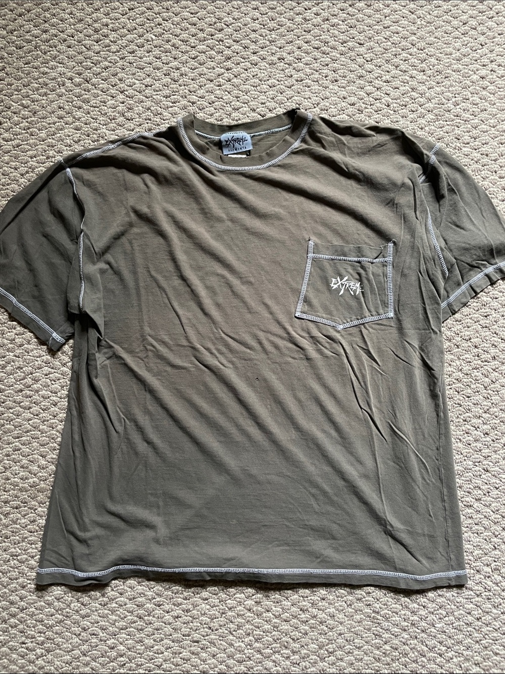 Vintage extreme pocket t shirt